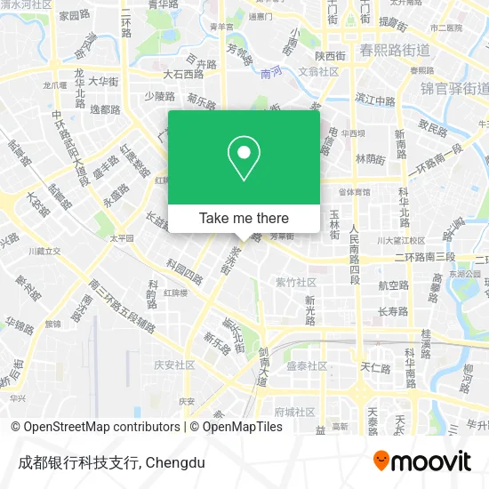 成都银行科技支行 map