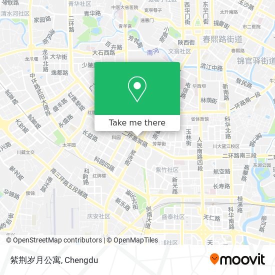 紫荆岁月公寓 map