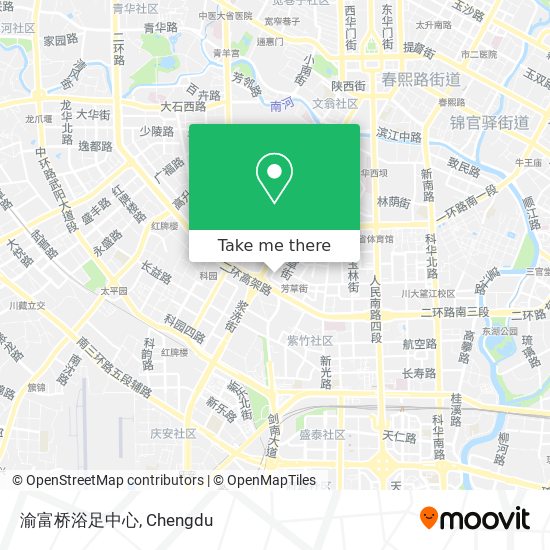 渝富桥浴足中心 map