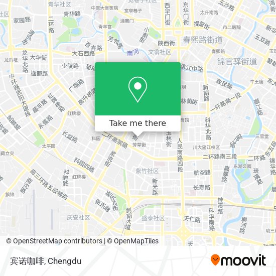宾诺咖啡 map