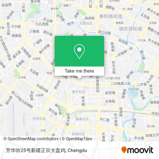 芳华街25号新疆正宗大盘鸡 map