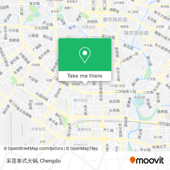 采莲泰式火锅 map