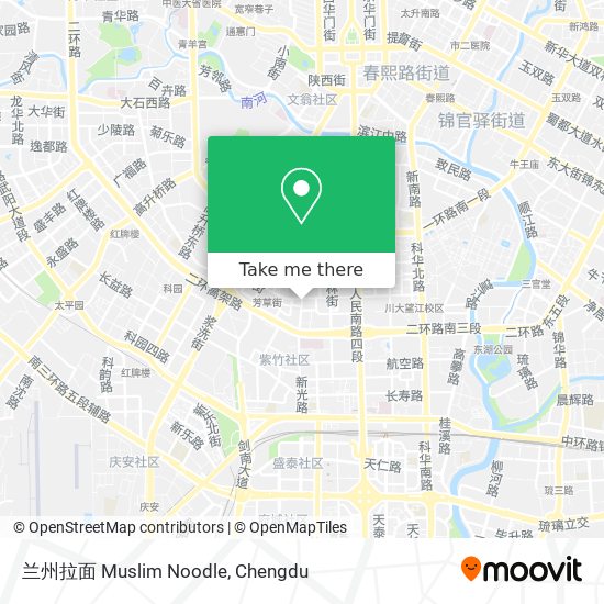 兰州拉面 Muslim Noodle map