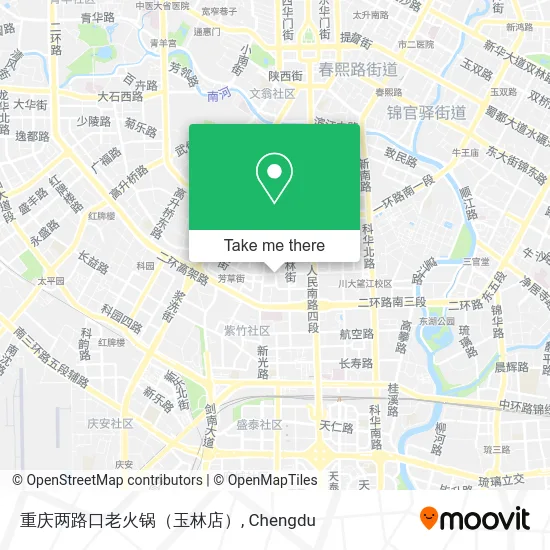 重庆两路口老火锅（玉林店） map