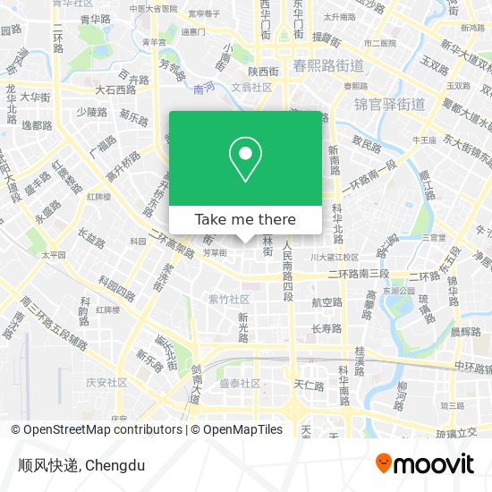 顺风快递 map