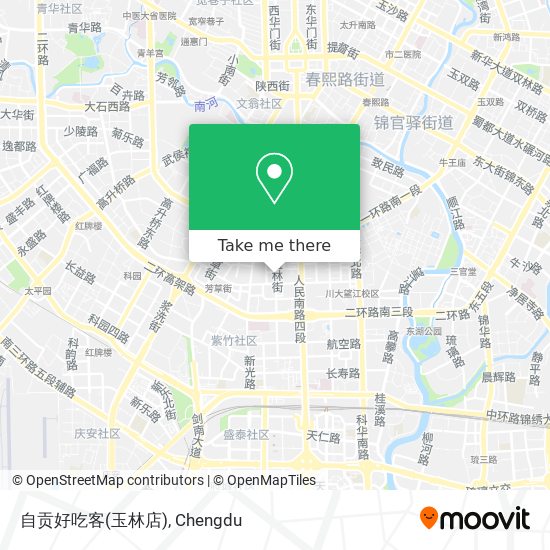 自贡好吃客(玉林店) map