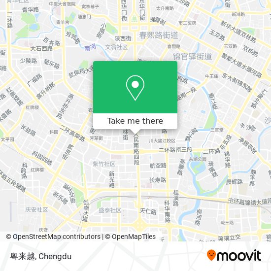 粤来越 map