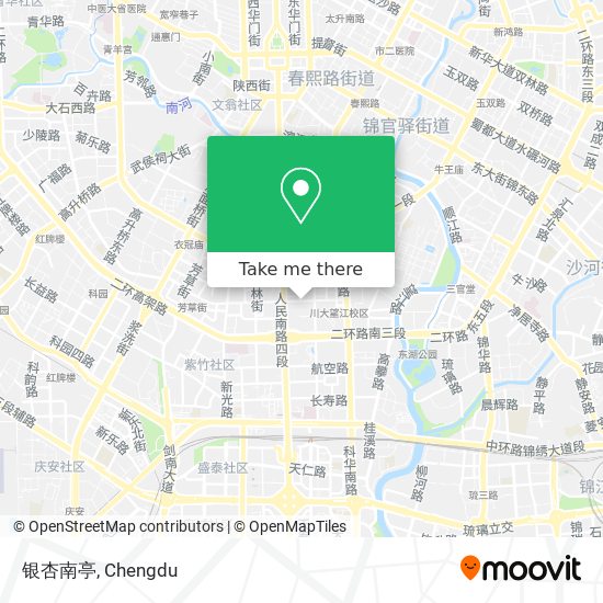 银杏南亭 map