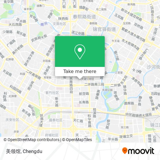 美领馆 map