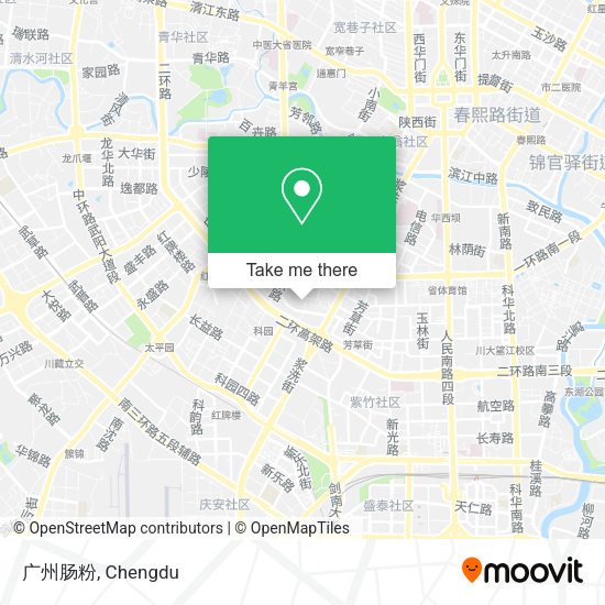 广州肠粉 map