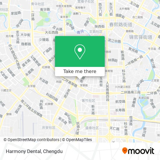 Harmony Dental map