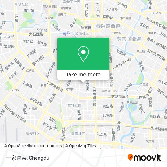 一家冒菜 map
