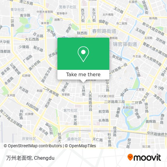 万州老面馆 map