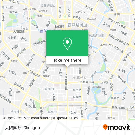 大陆国际 map