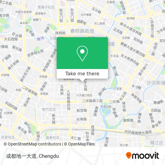 成都地一大道 map