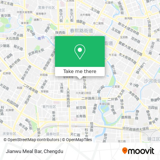 Jianwu Meal Bar map