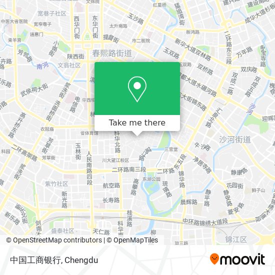 中国工商银行 map