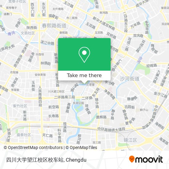 四川大学望江校区校车站 map