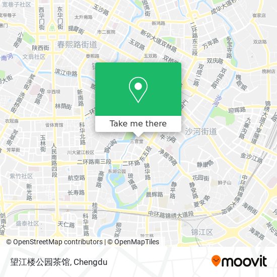 望江楼公园茶馆 map