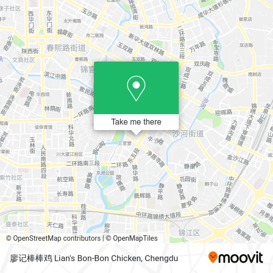 廖记棒棒鸡 Lian's Bon-Bon Chicken map