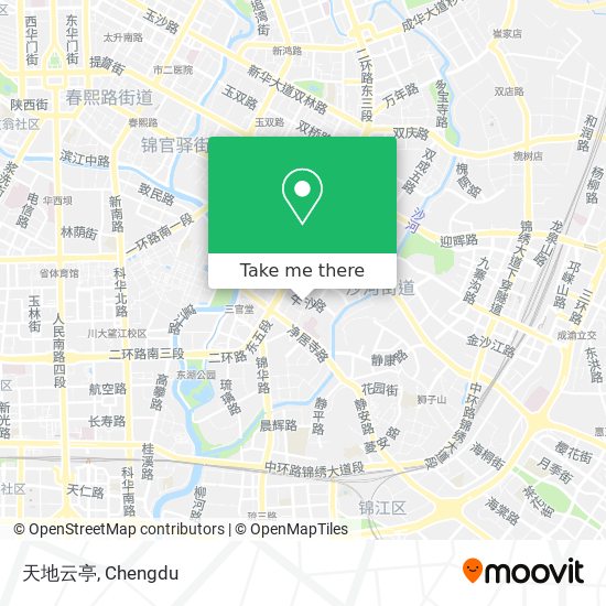 天地云亭 map