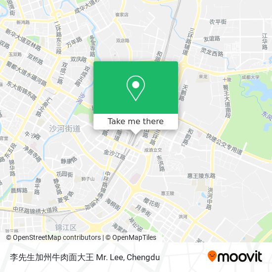 李先生加州牛肉面大王 Mr. Lee map