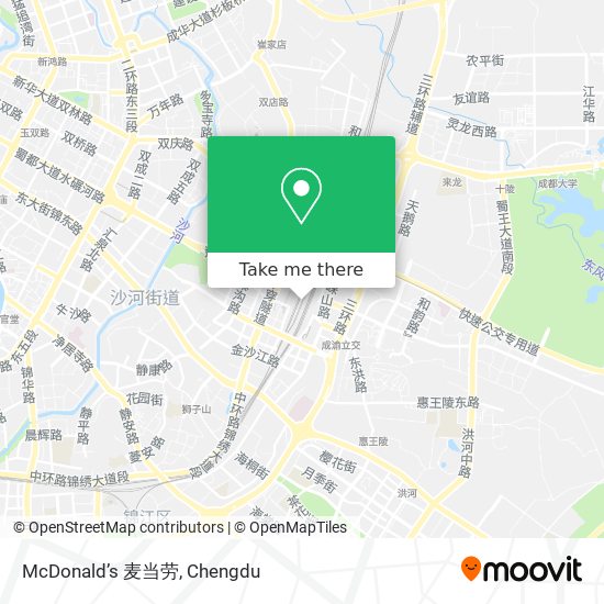 McDonald’s 麦当劳 map