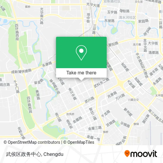 武侯区政务中心 map