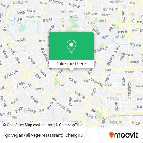 go vegan (all vege restaurant) map