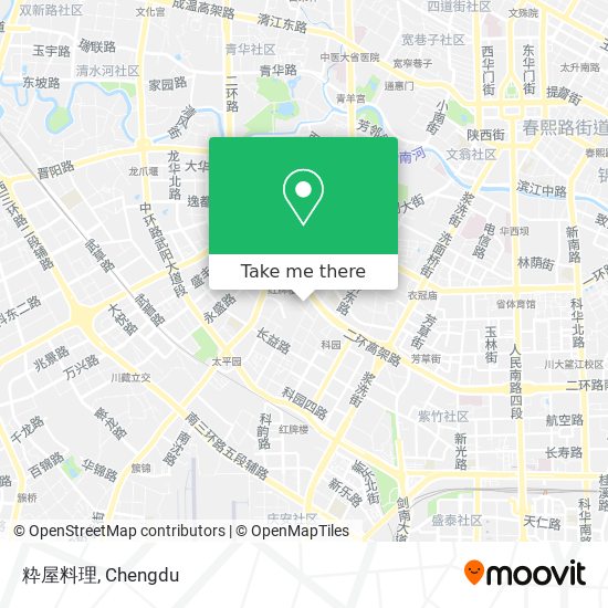 粋屋料理 map