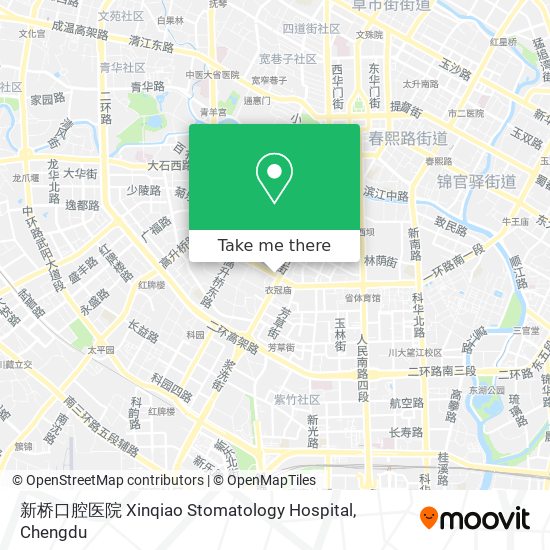 新桥口腔医院 Xinqiao Stomatology Hospital map
