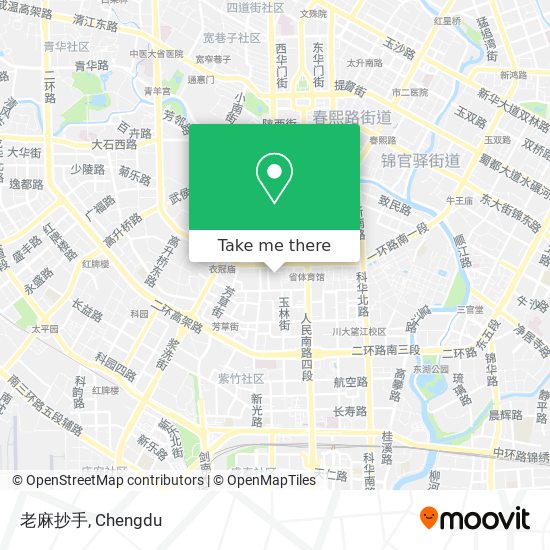 老麻抄手 map