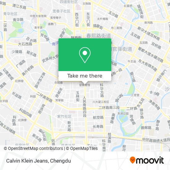 Calvin Klein Jeans map