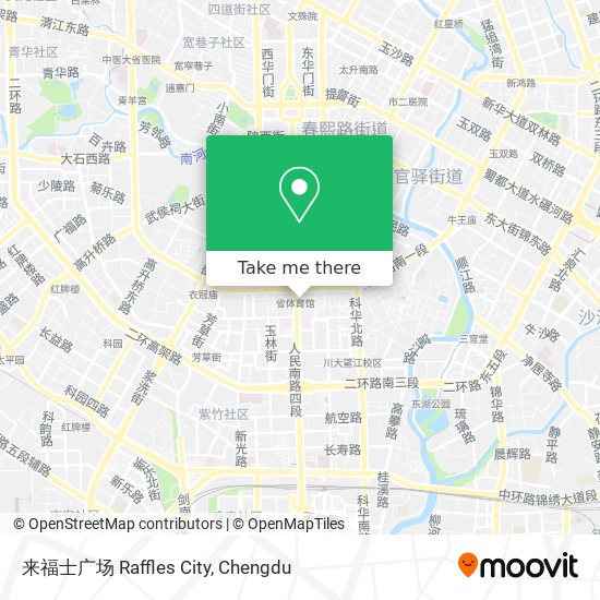 来福士广场 Raffles City map