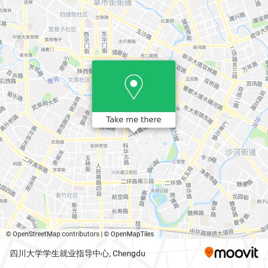 四川大学学生就业指导中心 map