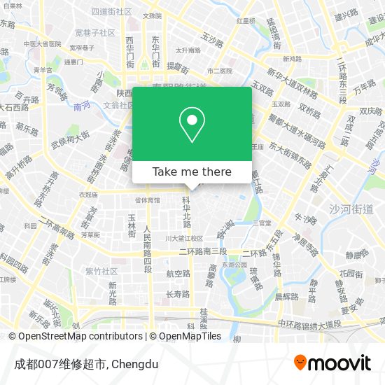 成都007维修超市 map