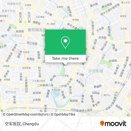 空军医院 map