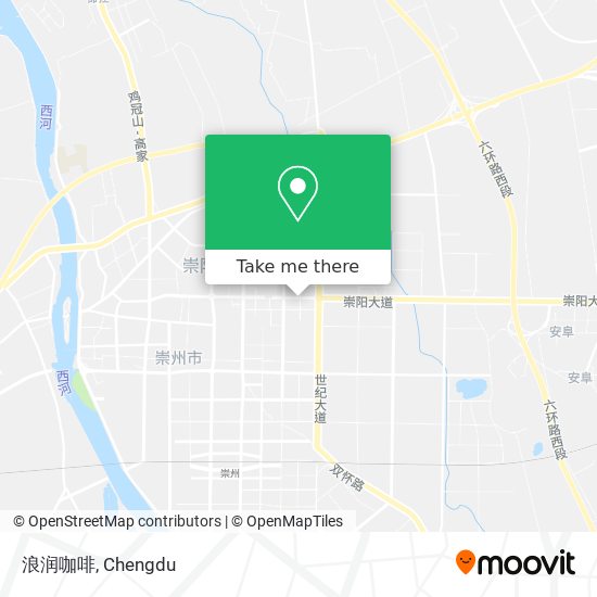 浪润咖啡 map