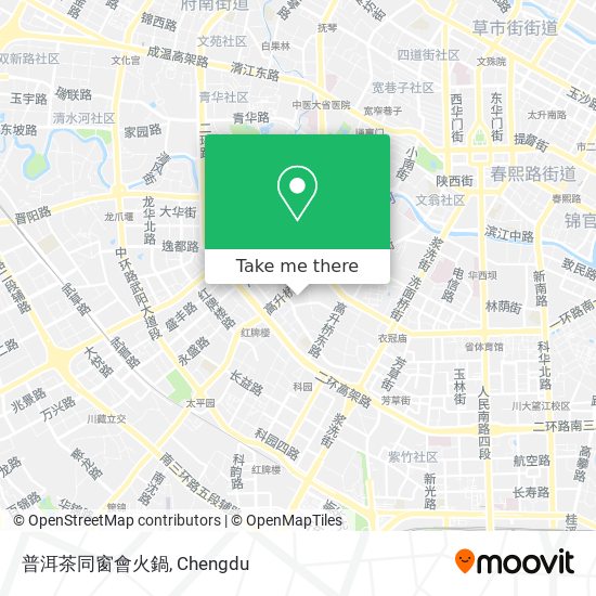 普洱茶同窗會火鍋 map