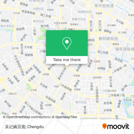 吴记豌豆面 map