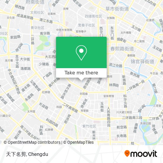 天下名剪 map