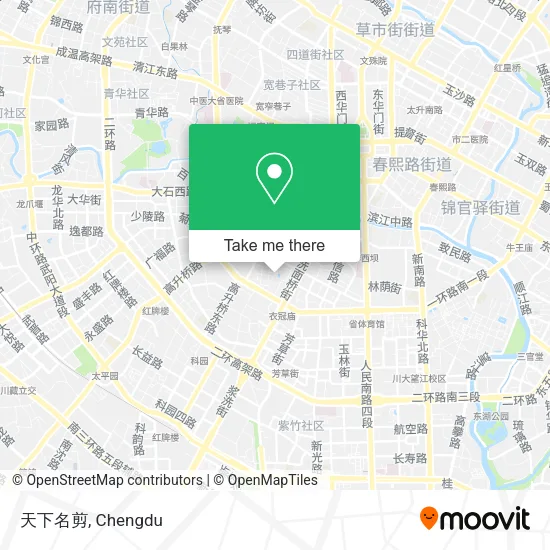 天下名剪 map