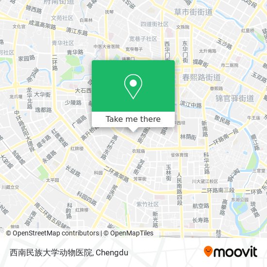 西南民族大学动物医院 map