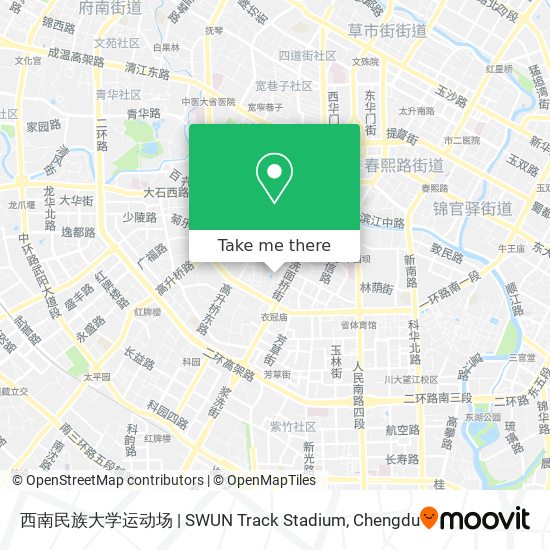 西南民族大学运动场 | SWUN Track Stadium map