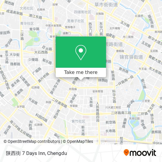 陕西街 7 Days Inn map