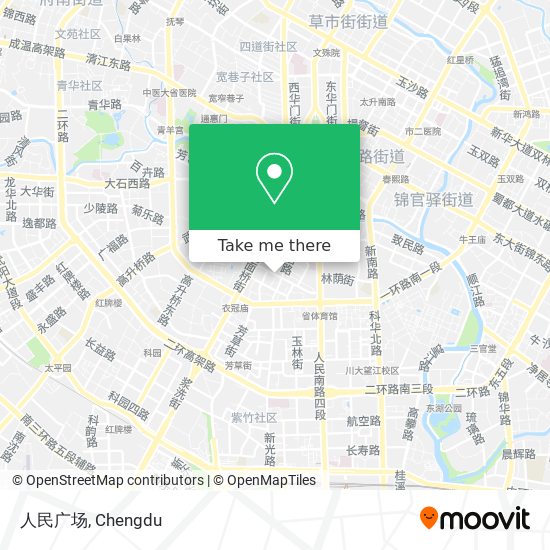 人民广场 map