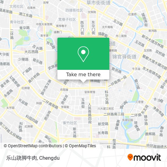 乐山跷脚牛肉 map