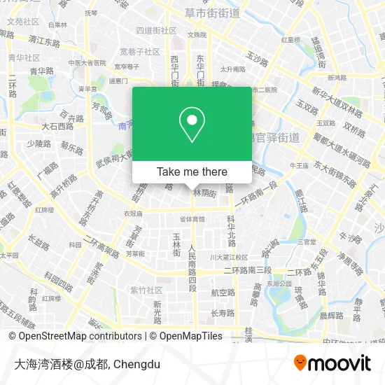 大海湾酒楼@成都 map