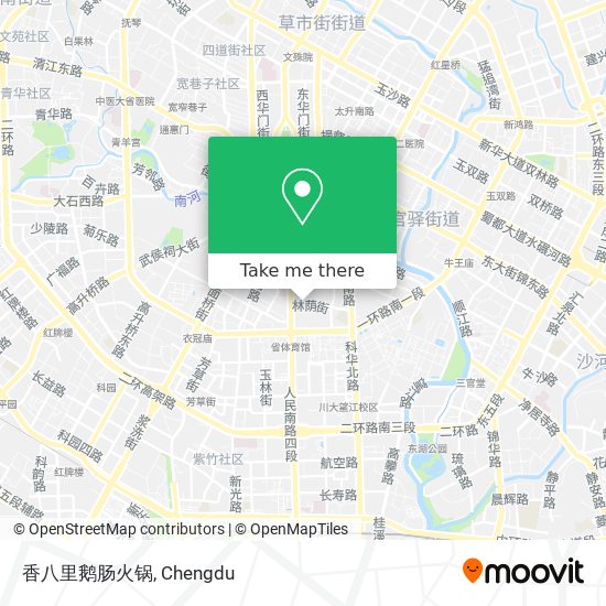 香八里鹅肠火锅 map