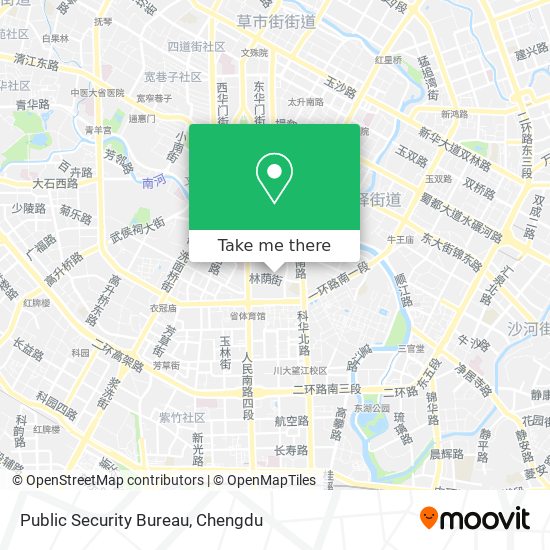 Public Security Bureau map